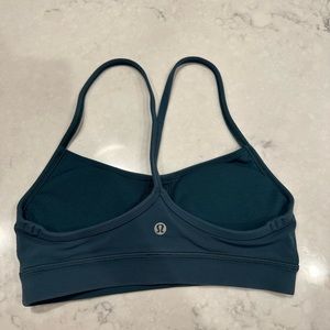 Lululemon Flow Y Bra *Nulu - Green Jasper. Size 4.